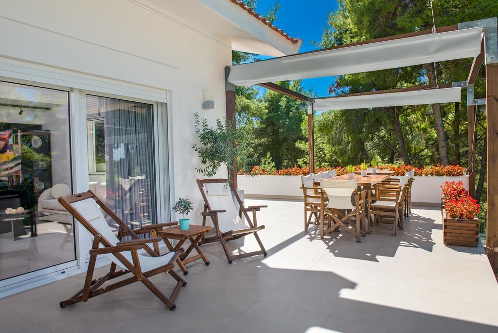 סאני ביץ' The White Villa At Sani מראה חיצוני תמונה