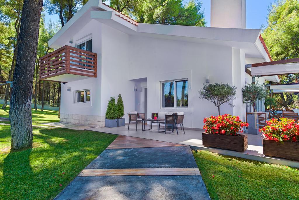 סאני ביץ' The White Villa At Sani מראה חיצוני תמונה