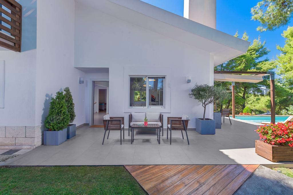 סאני ביץ' The White Villa At Sani מראה חיצוני תמונה